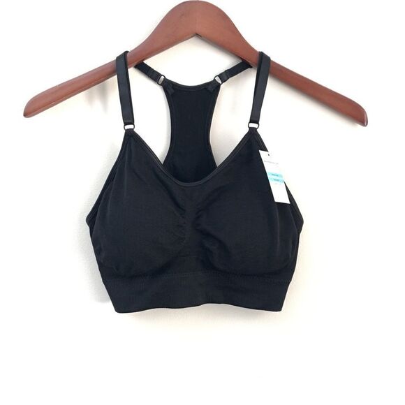 B2body black wireless racer back bra | Size Large | NWT - Picture 3 of 5